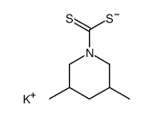 Potassium; 3,5-dimethyl-piperidine-1-carbodithioate Structure