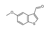 5-methoxy-1-benzothiophene-3-carbaldehyde Structure