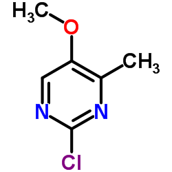 2-氯-5-甲氧基-4-甲基嘧啶结构式