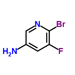 5-氨基-2-溴-3-氟吡啶结构式