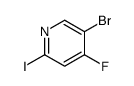 5-bromo-4-fluoro-2-iodopyridine Structure