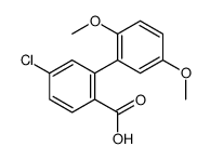 4-chloro-2-(2,5-dimethoxyphenyl)benzoic acid结构式