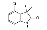 4-chloro-3,3-dimethylindolin-2-one Structure