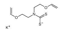 potassium,N,N-bis(2-ethenoxyethyl)carbamodithioate结构式