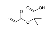 2-(Acryloyloxy)-2-methylpropanoic acid Structure
