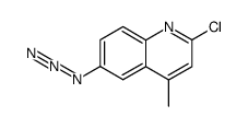 6-azido-2-chloro-4-methylquinoline Structure