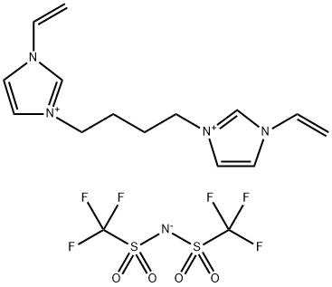 3,3'-(丁烷-1,4-二基)双(1-乙烯基-3-咪唑鎓)双(三氟甲磺酰)亚胺图片