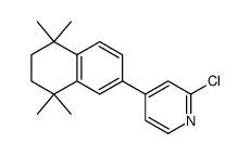 2-chloro-4-(5,5,8,8-tetramethyl-5,6,7,8-tetrahydronaphthalen-2-yl)pyridine Structure