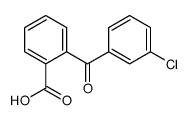 2-(3-chlorobenzoyl)benzoic acid Structure