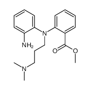 2-[(2-Aminophenyl)[3-(dimethylamino)propyl]amino]benzoic acid methyl ester结构式