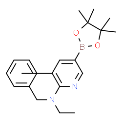 N-benzyl-N-ethyl-3-Methyl-5-(4,4,5,5-tetramethyl-1,3,2-dioxaborolan-2-yl)pyridin-2-amine Structure