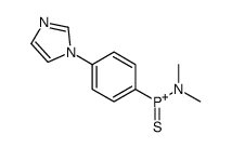p-Imidazol-1-yl-N,N-dimethyl-P-phenyl-phosphinothioic amide Structure