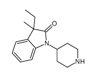 3-乙基-3-甲基-1-(哌啶-4-基)吲哚啉-2-酮结构式