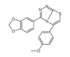 3-(1,3-benzodioxol-5-yl)-5-(4-methoxyphenyl)-[1,3]thiazolo[2,3-c][1,2,4]triazole Structure