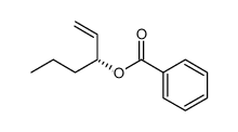 (-)-(R)-hex-1-en-3-yl benzoate结构式