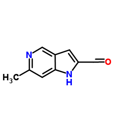 6-Methyl-1H-pyrrolo[3,2-c]pyridine-2-carbaldehyde Structure