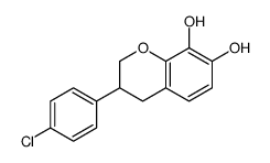 3-(4-chlorophenyl)-3,4-dihydro-2H-chromene-7,8-diol Structure