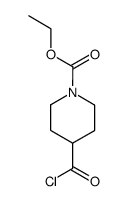 乙基4-(氯甲酰基)-1-哌啶羧酸酯结构式