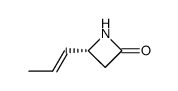 E/Z-4-Prop-1-enyl-2-azetidinon Structure