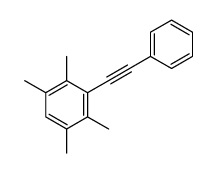 1,2,4,5-tetramethyl-3-(2-phenylethynyl)benzene结构式