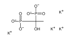 tetrapotassium (1-hydroxyethylidene)bisphosphonate Structure