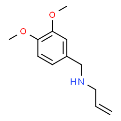 [(3,4-dimethoxyphenyl)methyl](prop-2-en-1-yl)amine结构式