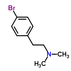 2-(4-溴苯基)-N,N-二甲基乙胺结构式