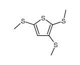 2,3,5-tris(methylthio)thiophene结构式