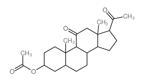 Pregnane-11,20-dione,3-(acetyloxy)-, (3a,5b)- (9CI) picture