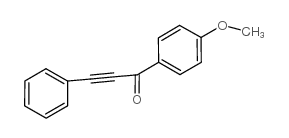 1-(4-甲氧基-苯基)-3-苯基-propyn酮结构式
