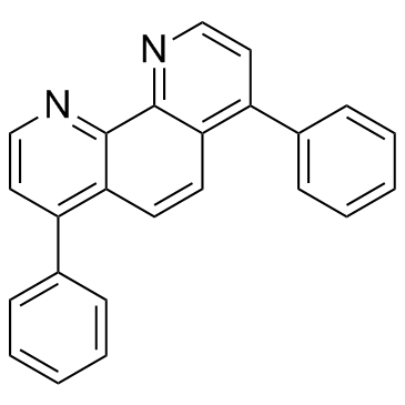 4,7-二苯基-1,10-菲咯啉结构式