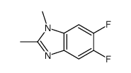 (9ci)-5,6-二氟-1,2-二甲基-1H-苯并咪唑结构式