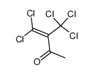 4,4-dichloro-3-trichloromethyl-but-3-en-2-one结构式