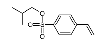 2-methylpropyl 4-ethenylbenzenesulfonate Structure