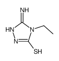 3-amino-4-ethyl-1H-1,2,4-triazole-5-thione Structure