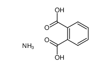 phthalic acid monoammonium salt Structure