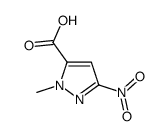1-甲基-3-硝基吡唑-5-羧酸结构式