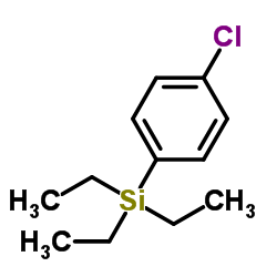 (4-Chlorophenyl)(triethyl)silane Structure