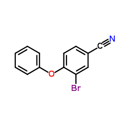 3-Bromo-4-phenoxybenzonitrile Structure