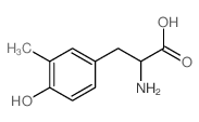 2-amino-3-(4-hydroxy-3-methylphenyl)propanoic acid Structure