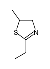 2-ethyl-5-methyl-4,5-dihydro-1,3-thiazole结构式