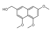 (4,5,7-trimethoxynaphthalen-2-yl)methanol Structure