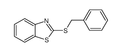 Benzothiazole, 2-[(phenylmethyl)thio]-结构式