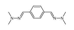 1,4-benzenedicarboxaldehyde bis(dimethylhydrazone)结构式