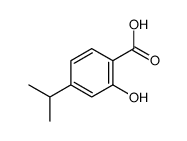 2-hydroxy-4-propan-2-ylbenzoic acid结构式