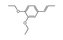 1,2-diethoxy-4-trans-propenyl-benzene结构式