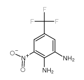 3-硝基-5-(三氟甲基)苯-1,2-二胺结构式