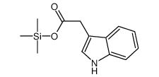 trimethylsilyl 2-(1H-indol-3-yl)acetate Structure