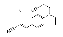 2-[[4-[2-cyanoethyl(ethyl)amino]phenyl]methylidene]propanedinitrile Structure