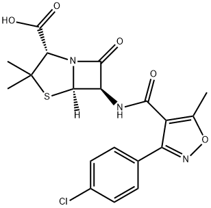 苯唑西林杂质3结构式